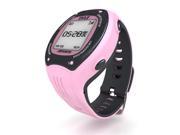 Multi Function Digital LED Sports Training Watch with GPS Navigation Pink Color