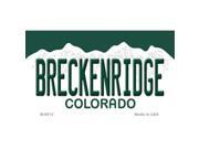 Smart Blonde M-9912 Breckenridge Colorado Background License Plate Metal Magnet Novelty Smart Blonde M-9912 Breckenridge Colorado Background License Plate Metal Magnet Novelty