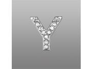Valor LETTER02WY Glamorous Letter Y with White Crystal Valor LETTER02WY Glamorous Letter Y with White Crystal