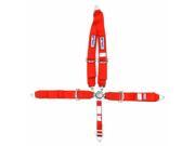 RJS Racing Equipment 1073804 6 Point Classic Series Camlock Harness, Red RJS Racing Equipment 1073804 6 Point Classic Series Camlock Harness, Red