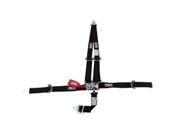 RJS Racing Equipment 1127901 5 Point Classic Series Latch & Link Harness, Black RJS Racing Equipment 1127901 5 Point Classic Series Latch & Link Harness, Black