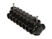Morris Products 97856 Black Insulated Mountable - Dual Entry 6 Ports 350 - 6 Morris Products 97856 Black Insulated Mountable - Dual Entry 6 Ports 350 - 6