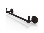 Allied Brass PQN-41-24-PEG-ORB Prestige Que New Collection 24 in. Towel Bar with Integrated Peg Hooks, Oil Rubbed Bronze Allied Brass PQN-41-24-PEG-ORB Prestige Que New Collection 24 in. Towel Bar with Integrated Peg Hooks, Oil Rubbed Bronze