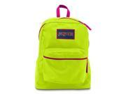 JanSport Overexposed School Backpack - Lime Punch & Cyber Pink