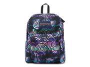 JanSport Superbreak School Backpack - Multi Super Swirls - Silver