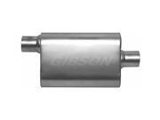 Gibson Performance Exhaust GIBBM0101 4 x 9 in. Stainless Steel Muffler Offset & Center Gibson Performance Exhaust GIBBM0101 4 x 9 in. Stainless Steel Muffler Offset & Center