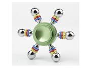 AZimport FSA77 Rainbow Fidget Spinner 6 Sides - Colorful Weights