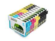 JARBO Replacement for Epson 200XL Ink Cartridge High Yield 10 Packs Use in Epson XP 410 XP 300 XP 310 XP 400 XP 200 WF 2540 WF 2530 WF 2520 Printer