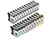 JARBO Replacement Brother LC103 Ink Cartridge High Yield 24 Packs Use in Brother MFC J870DW MFC J450DW MFC J470DW MFC J6920DW MFC J4410DW DCP J152W MFC J4710DW
