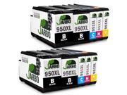JARBO Latest Update Replacement for HP 950XL 951XL Ink Cartridge High Yield 10 Packs Compatible with HP Officejet PRO 8600 8610 8620 8630 8100 8640 8660 8615 86