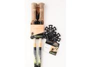 Pair of PaceMaker Stix Journey Trekking Poles with Small Disks Snow Baskets and Vulcanized Extended Life Rubber Feet.