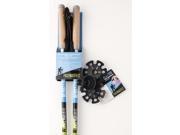 Pair of PaceMaker Stix Aerostride Nordic Walking Poles with attachments and Vulcanized Rubber Feet