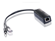 Hisource 12V power over ethernet Splitter Adapter IEEE 802.3af Compliant 10 100Mbps For All 12V 1.5A output POE Adapter IP Cameras
