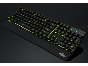 For Fujitsu Kh800 Dazzle Light Speed Game Keyboard wired USB keyboard backlit gaming keyboard metal Black