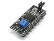LCD1602 Adapter Board IIC I2C Interface IIC I2C Serial Interface Module LCD1602 LCD Interface adapter plate for Arduino Black