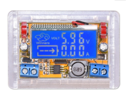 DC DC Adjustable Step down Power Supply Module Voltage Current LCD Display Shell DC5 23V to 0 16.5V 3A Buck Converter