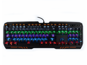 MITU ZO Mechanical Keyboard 104 Metal Keys Programmable Mechanical Gaming Keyboard wired Marquee Featured Six Backlit Colorful