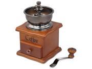 High Quality Classical Wood Manual Coffee Grinder Kitchen Tool