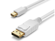 Mini DP to DisplayPort Cable 6FT 1.8M Gold Plated Mini DP Thunderbolt Port Compatible to DisplayPort Adapter 4K Resolution Ready