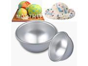 3 Sizes Bath Bomb 3D Ball Half Sphere Cake Pan Baking Decorating Tin Tools Mould 3.5 X 8.0 CM