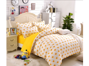 1.5M Specifications 4 Pieces Bedding Comfort Set 1Quilt cover 1 Fitted Sheet 2 Pillowcases Soft Bedding White Queen