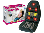 Vibration Massage Seat Cover Heated Heat Back Neck Cushion Car Hips Thighs