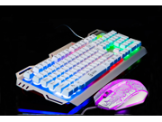 Metal Alloy suspension type 3 color plastic cap manipulator glow Wired gaming keyboard PC Laptop Gaming USB LED Mechanical Feeling Floating 3 Color Glow Light