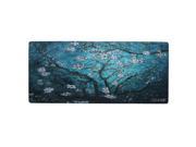 Cennbie Blossoming Almond Tree Rectangle Large Gaming Mouse Pad Extended Oblong Gaming Mousepad Mouse Mat in 895mm*395mm*1.8mm
