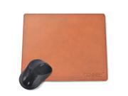 CENNBIE Leather Mouse Pad Water Proof with Elegant Stitched Edges 10 x8 BROWN