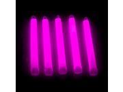 200 6 Premium Thick Party Light Glow Sticks PINK