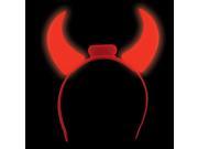 LED Devil Horns Flashing Novelty Light Up Headband