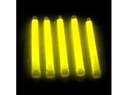 200 6 Premium Thick Party Light Glow Sticks YELLOW