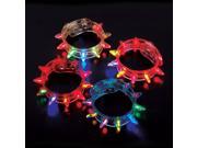 10 LED Party Blinking Flashing Light Rave Bracelet