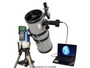 Silver 6 GPS Reflector Telescope w Digital Camera