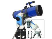 Blue 4.5 114 mm GPS Reflector Telescope w EQ Mount and Extras F 4.4