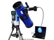 Blue 4.5 Computer Controlled GPS Telescope with HQ 3 MegaPixel Eyepiece Camera