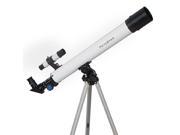 White 50mm Refractor Telescope with Tripod w Mount