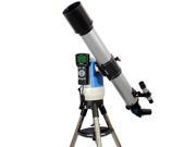 Silver 70mm Refractor Telescope w Built in Computerized Tracking System