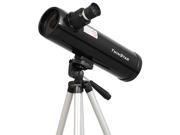 Black 76mm Catadioptric Reflector Astronomy Telescope with Full Size Tripod