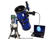 Blue 6 Computerized Telescope Digital Color Camera 280x Magnification!