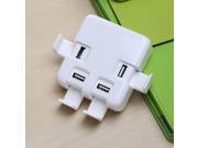 Mini 4 Port USB Charger 8A Fast Charging Adapter