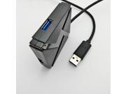 QSMHYM 4 Port USB 3.0 HUB Black QM 09