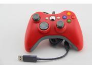 New Top Quality Hot Sale For Micro Soft Xbox 360 USB Wired Game Pad Slim PC Joypad Controller Red