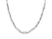 U7 Chic Fin Link Chain Necklace Platinum Gold Plated Necklaces Length 20 Width 0.1 Cool Accessories Fashion Jewelry for Men or Women