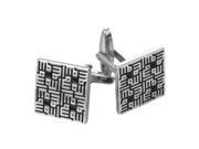U7 Vintage Style Cufflinks Square Shaped Platinum Yellow Gold Plated Shirt Studs Chic Accessories for Wedding Business Career Fashion Jewelry for Men
