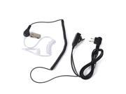 HYS TC 801 M Surveillance style Covert Air Acoustic Tube Earphone Earpiece Headset with Push to Talk and Listen for Motorola GP300 CP200 CT150 dual pin 2 way