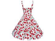 Burvogue Women s Sweet Summer Sleeveless Printed Pleated Club Party Dress