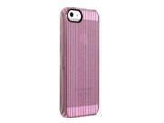 New in Box OEM Uncommon iPhone 5 5S SE Pink Clear Strip Deflector Cover Case