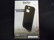 New OEM Tech21 D3O Impact Tactical HTC One M8 Black Flex Shell Gel Cover Case