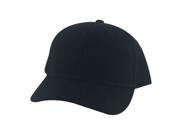 1015 Series High Crown Acrylic Curved Bill Snapback Cap Hat Black